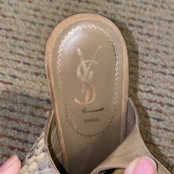 YSL Snakeskin and Suede booties size 40 - Picture 7 of 15